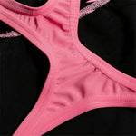 Badeanzug für Mädchen Speedo Medalist  Schwarz