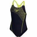 Badeanzug für Mädchen Speedo Medley Logo Medalist Schwarz