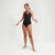 Damen Badeanzug Speedo Hyperboom Placement  Schwarz
