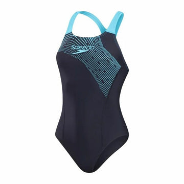 Damen Badeanzug Speedo Medley  Blau
