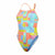 Damen Badeanzug Speedo Speedo Allover Digital V-Back Blau