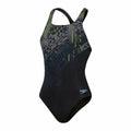 Badeanzug für Mädchen Speedo Digital Printed Medalist Schwarz (Restauriert A)