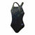 Badeanzug für Mädchen Speedo Digital Printed Medalist Schwarz (Restauriert A)