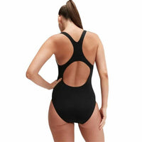 Badeanzug für Mädchen Speedo Digital Printed Medalist Schwarz (Restauriert A)