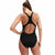 Badeanzug für Mädchen Speedo Digital Printed Medalist Schwarz (Restauriert A)