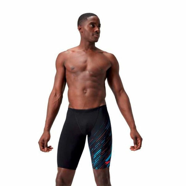 Herren Badehose Speedo Hyperboom V-Cut Jammer Schwarz