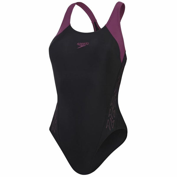 Damen Badeanzug Speedo Hyperboom Splice Lila