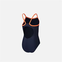 Badeanzug für Mädchen Speedo Plastisol Placement Orange