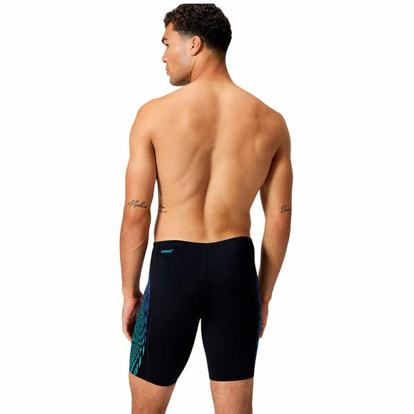 Herren Badehose Speedo Tech Panel Jammer Schwarz