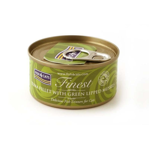 Katzenfutter FISH4DOGS FISH4CATS Tuna fillet with green lipped mussel Fisch 70 g