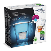 Filter-Karaffe Aqua Optima Liscia Evolve Weiß Kunststoff 2,5 L