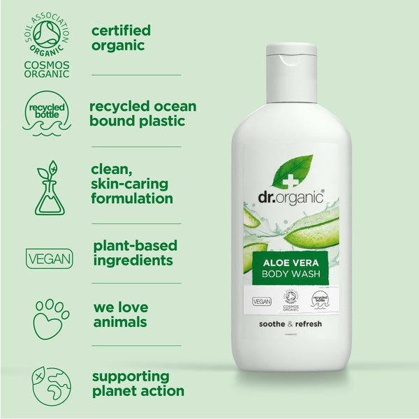 Aloe Vera Feuchtigkeitsbad Gel Dr.Organic 250 ml