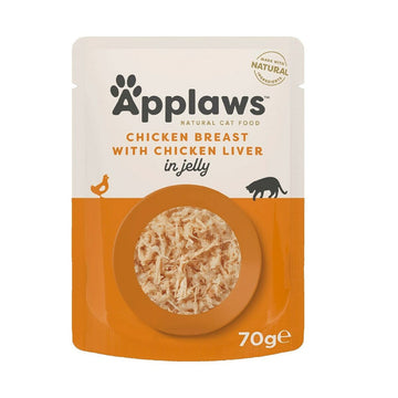 Katzenfutter Applaws Chicken breast with chicken liver in jelly Huhn 70 g