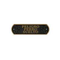 Schild Magnet & Steel Peligro perro Suelto 24 x 7,2 cm