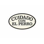 Schild Magnet & Steel Cuidado con el Perro 16,3 x 9,5 cm