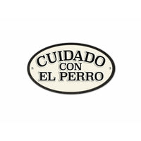 Schild Magnet & Steel Cuidado con el Perro 16,3 x 9,5 cm