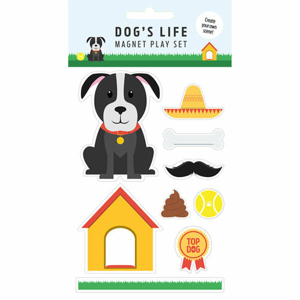 Magnete Magnet & Steel Hund Bunt Metall 9 Stücke