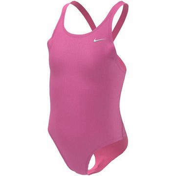 Badeanzug für Mädchen Nike Fastback  Pink