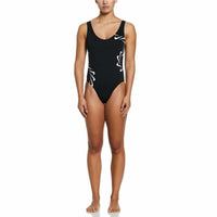 Damen Badeanzug Nike U-Back Schwarz