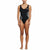 Damen Badeanzug Nike U-Back Schwarz