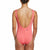 Damen Badeanzug Nike  U-Back Koralle