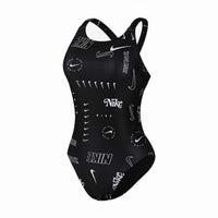 Damen Badeanzug Nike Fastback  Schwarz