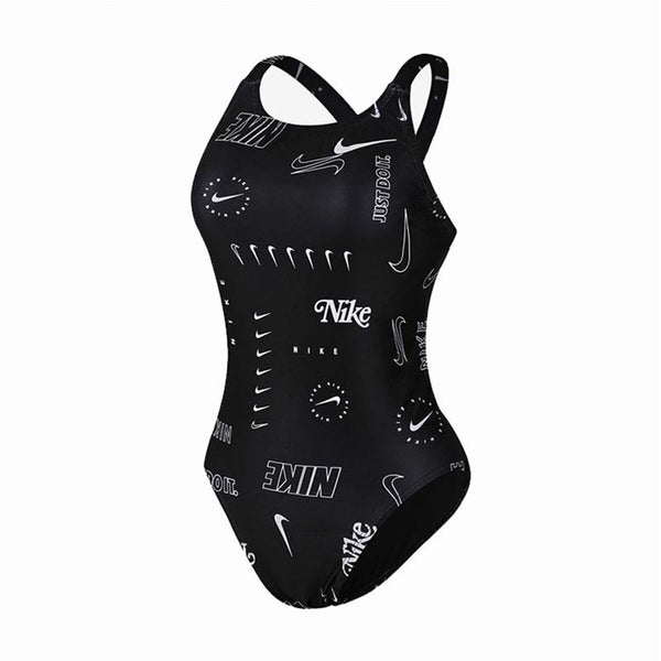Damen Badeanzug Nike Fastback  Schwarz