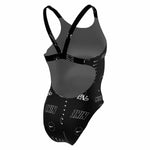 Damen Badeanzug Nike Fastback  Schwarz