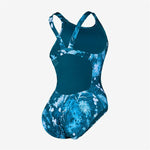 Damen Badeanzug Nike Fastback  Blau