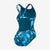 Damen Badeanzug Nike Fastback  Blau