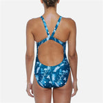Damen Badeanzug Nike Fastback  Blau