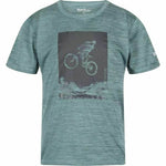 Jungen Kurzarm-T-Shirt Regatta Alvarado VII Ivymossmarl Blau