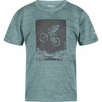 Jungen Kurzarm-T-Shirt Regatta Alvarado VII Ivymossmarl Blau