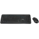 Tastatur mit Maus Targus AKM610ES Schwarz Qwerty Spanisch