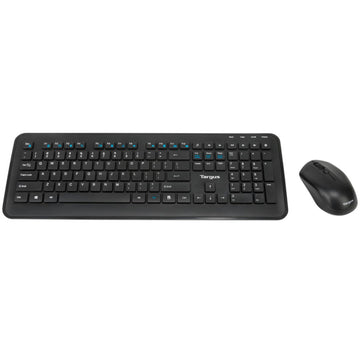 Tastatur mit Maus Targus AKM610ES Schwarz Qwerty Spanisch