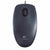 Mouse Logitech LGT-M90 USB Grau Schwarzweiß 1000 dpi