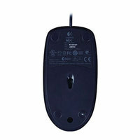 Optische Maus Logitech LGT-M90 USB Schwarz Grau