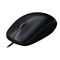 Optische Maus Logitech LGT-M90 USB Schwarz Grau
