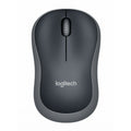 Schnurlose Mouse Logitech M185 Schwarz Grau Schwarzweiß 1000 dpi