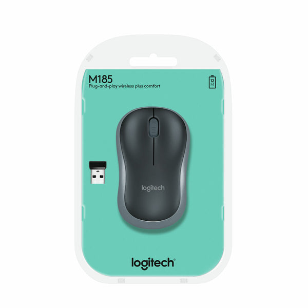 Schnurlose Mouse Logitech LGT-M185G Grau
