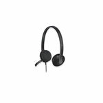 Kopfhörer mit Mikrofon Logitech 981-000475           USB 1,8 m Schwarz