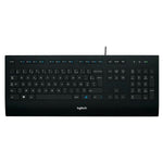 Tastatur Logitech K280E Schwarz Französisch AZERTY