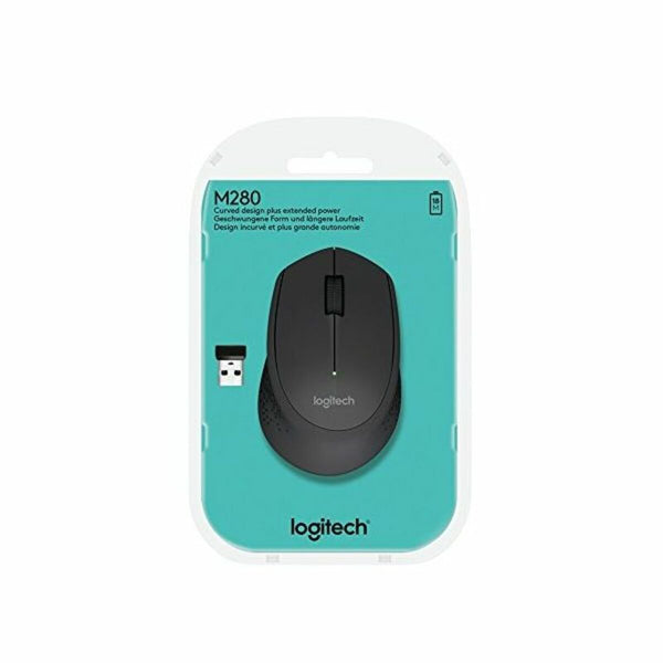Schnurlose Mouse Logitech 910-004287 1000 dpi Schwarz