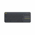 Touchpad mit Tastatur Logitech K400 Plus Schwarz