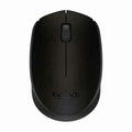 Schnurlose Mouse Logitech B170 1000 dpi Schwarz Schwarzweiß