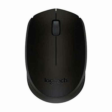 Schnurlose Mouse Logitech B170 1000 dpi Schwarz Schwarzweiß