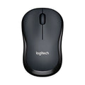 Drahtlose optische Maus Logitech M220 Silent Schwarzweiß Kohlenstoff 1000 dpi