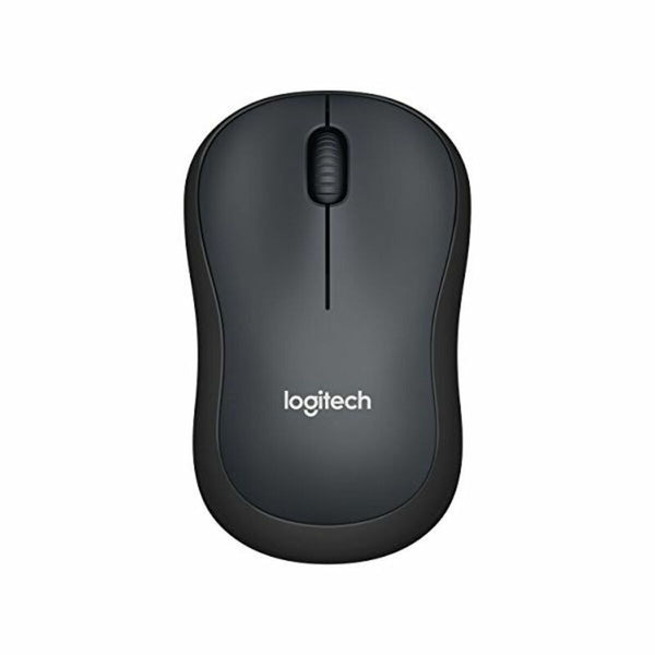 Drahtlose optische Maus Logitech M220 Silent Schwarzweiß Kohlenstoff 1000 dpi