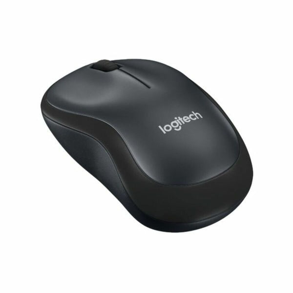 Drahtlose optische Maus Logitech M220 Silent Schwarzweiß Kohlenstoff 1000 dpi