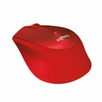 Schnurlose Mouse Logitech M330 Silent Plus Rot 1000 dpi